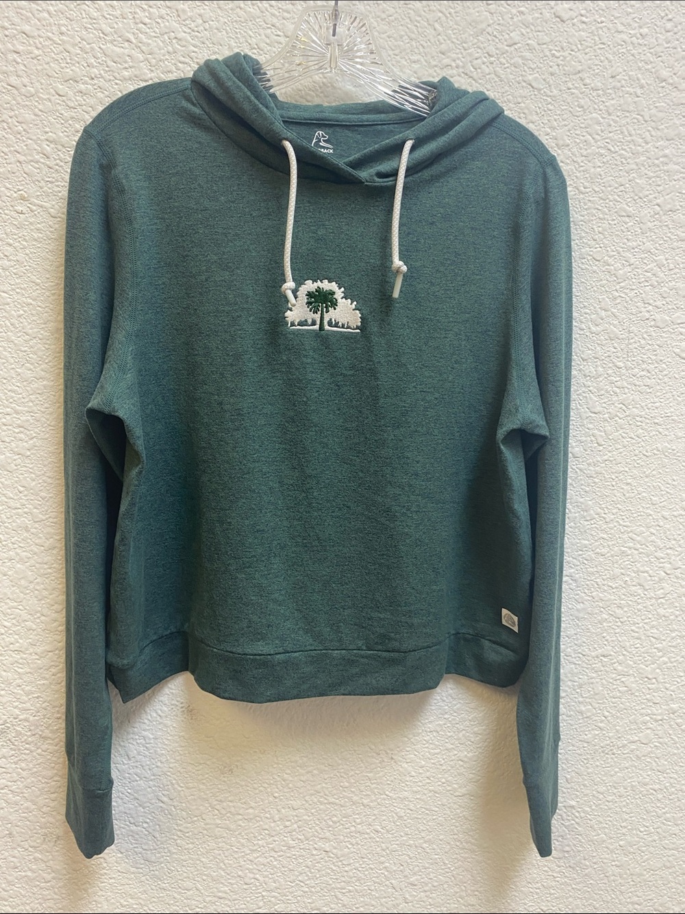 RHOBACK
NWT Rhoback Hoodie | Heathered Green w/ Logo
- Women's